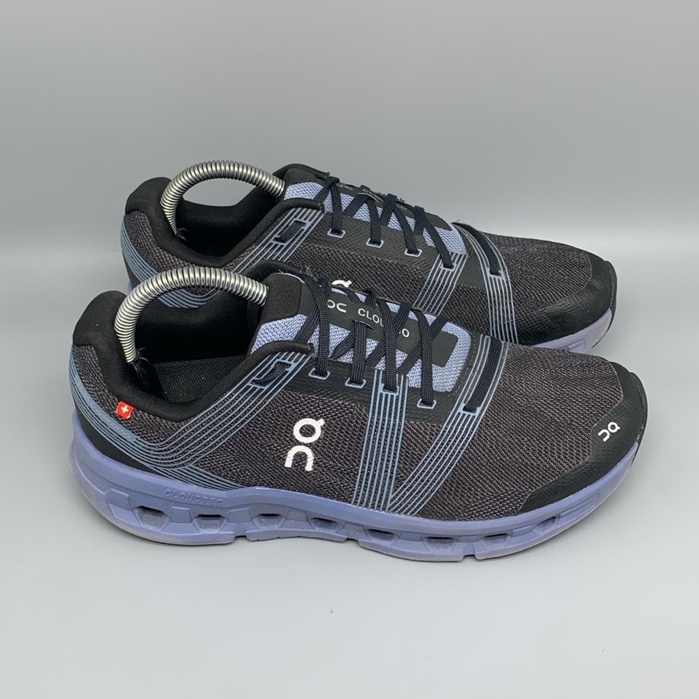 On Cloudgo Black/Blue-Gray Running Shoes‎ Men’s Sz 8 Women's Sz 9.5